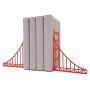 Металлическая подставка для книг Golden Gate