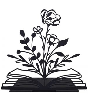 Книгодержатель, подставка для книг металлическая раздвижная 88881
