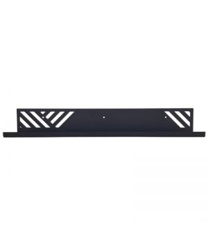 Декоративна книжкова Полиця Металева Nord Black 60