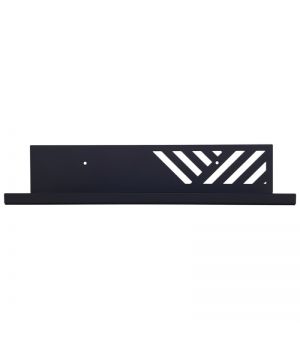 Декоративна книжкова Полиця Металева Nord Black 40