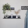 Декоративна книжкова Полиця Металева Nord Black 40