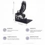 Книгодержатель, подставка для книг металлическая раздвижная 88873