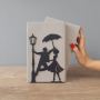 Книгодержатель, подставка для книг металлическая раздвижная 88868