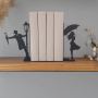 Книгодержатель, подставка для книг металлическая раздвижная 88869