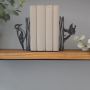 Книгодержатель, подставка для книг металлическая раздвижная 88879