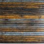 Самоклеющаяся декоративная 3D панель бамбук серо-коричневый 700x700x8.5мм