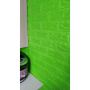 Самоклеюча 3D панель декоративна зелена цегла 7 мм