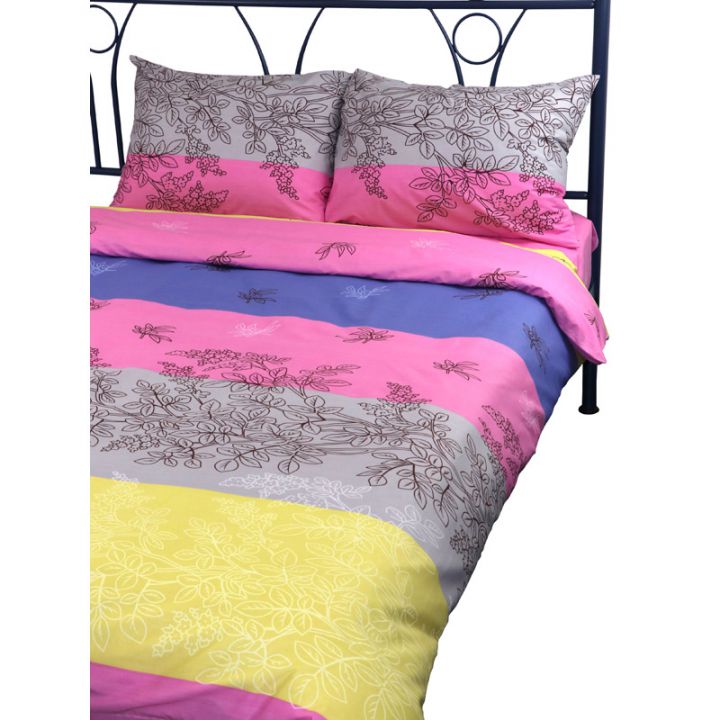 КПБ полуторный бязь набивная "20-0798 grey", 64240